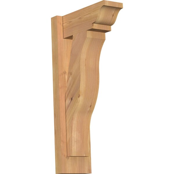 Ekena Millwork Funston Traditional Smooth Outlooker, Western Red Cedar, 5 1/2"W x 12"D x 24"H OUT06X12X24FST01SWR - main